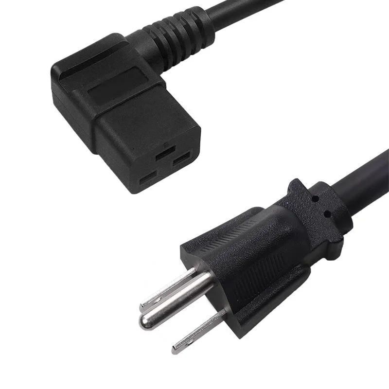 UL AC Power Cord with Standard NEMA5-15 Plug to IEC320 C13 Connector