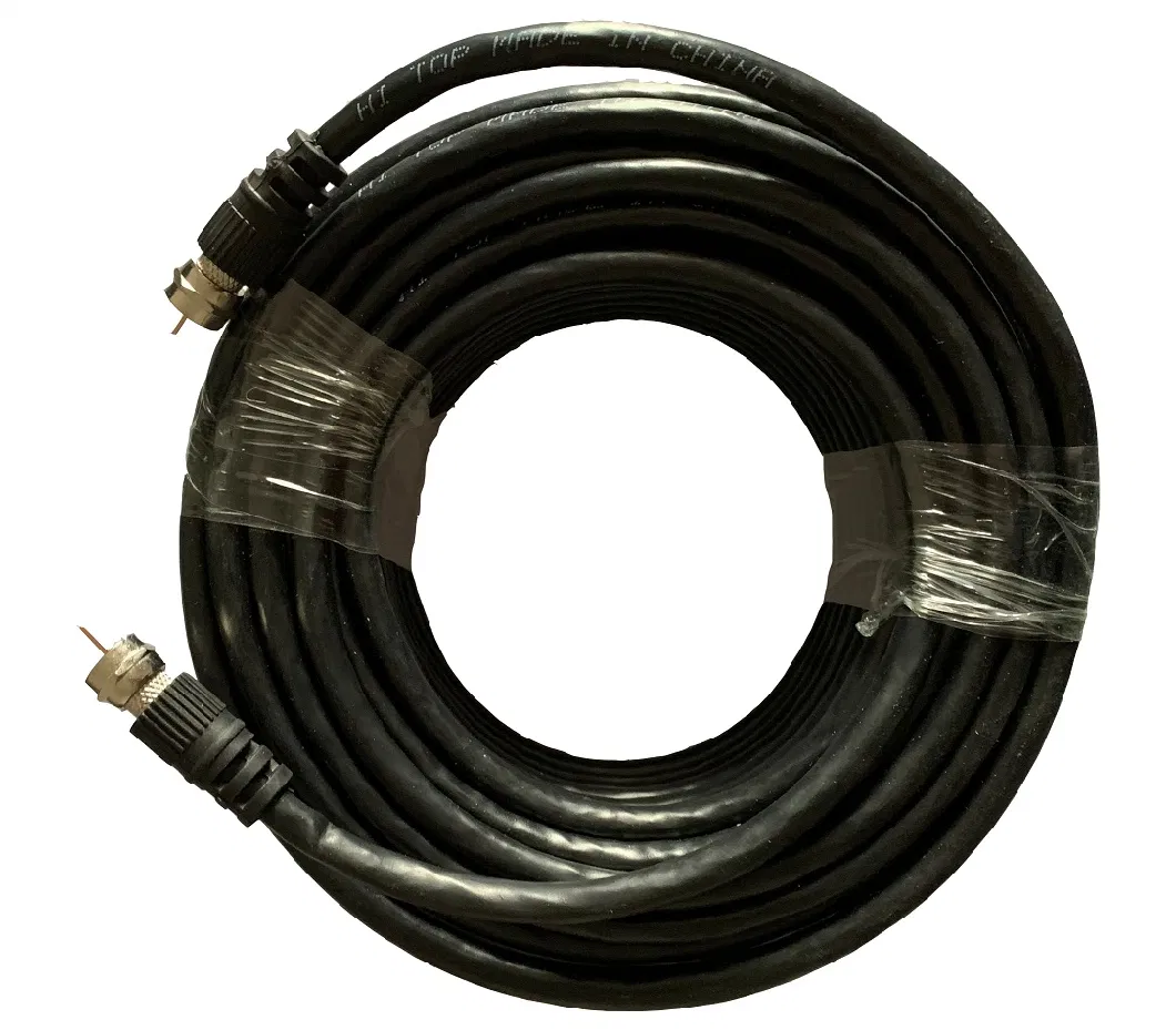 Rg174/Rg56/Rg58/Rg59/RG6 Coaxial Cable Od 6.8mm 1.0mm CCS Braiding 32